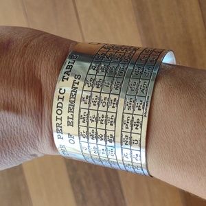 Periodic Table Cuff Bracelet